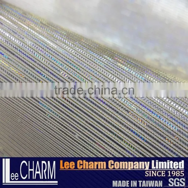 Baby Pink Laser Metallic Nylon Tulle Fabric photo-6