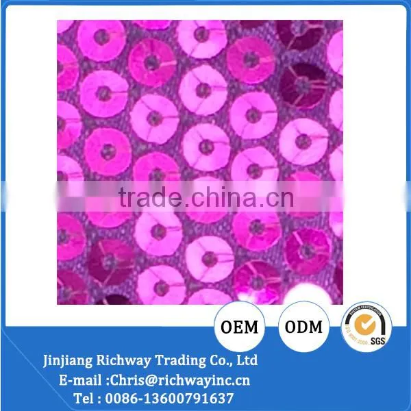 Large Reversible Sequin Fabric Embroidery Fabric Material photo-3
