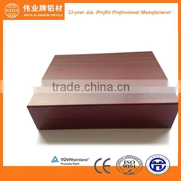 Customized 6000 Series Wood Grain Aluminum Extruded Profile photo-4