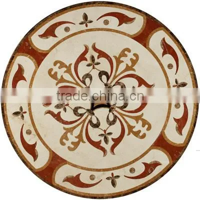 Marble Water Jet, Water Jet Marble Medallion