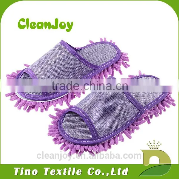 Top Quality Mop Chenille Indoor Cleaning Slippers photo-2