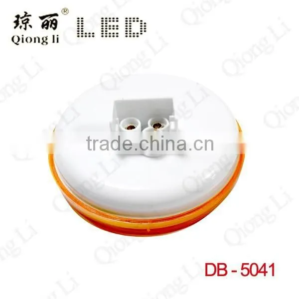 12 Volt 4inch Round Amber Sealed Multifunction Led Stop Turn Tail Light for Truck Trailer photo-2