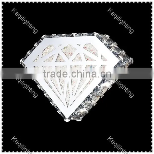 Modern Led Wall Light Crystal Stainless Steel Wall Lamp for Bar Quality Choice