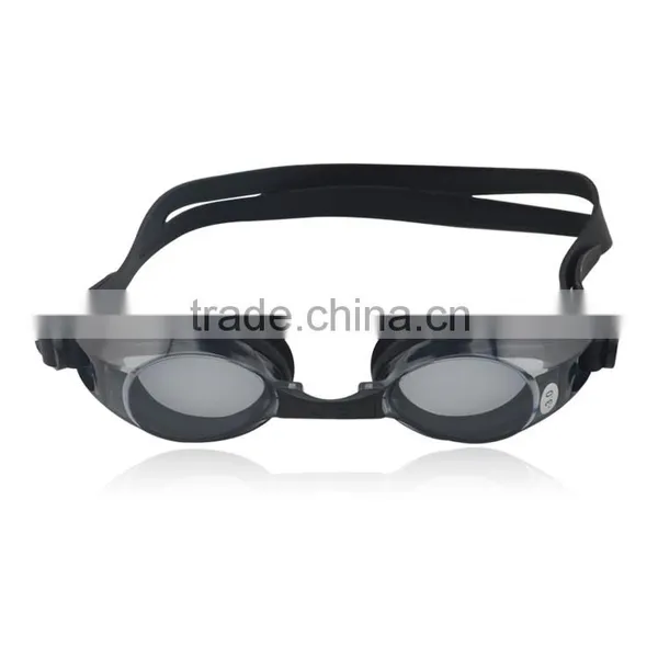 2015 Hot Sale Black Optical Silicone Swim Goggles With Degree photo-6