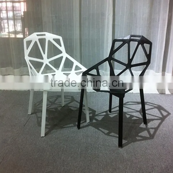 Morden Design White Plastic Chair One Plastic Chair One HYH-9128 photo-4