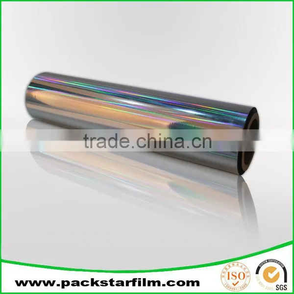 Accept Custom Order Clear Metallized Transfer Bopp Holographic Vinyl Film photo-5