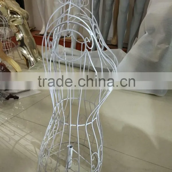 Cheap Half-body Female Mental White Mannequin Dress Show Factory photo-3