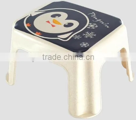 Eco-friendly 18cm Height Bamboo Fiber Plastic Step Stool For Kids Most Popular photo-2
