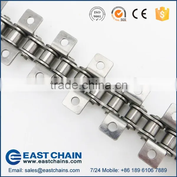 Industry Stainless Steel Roller Chain 08A With SK1 Attachments photo-6