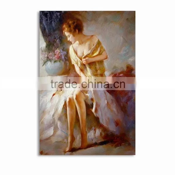 Wall Hanging Nude Sexy Wall Art Painting for Dining Room