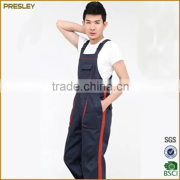 Custom Men's Jump Suit Overalls Bibs Workwears With Embroidery Logo photo-3