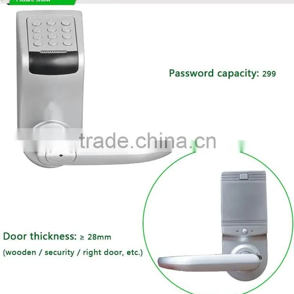 Z-wave Remote Control Password Keypless Electronic Cheap Door Locks With Handle (HF-LC9) photo-2