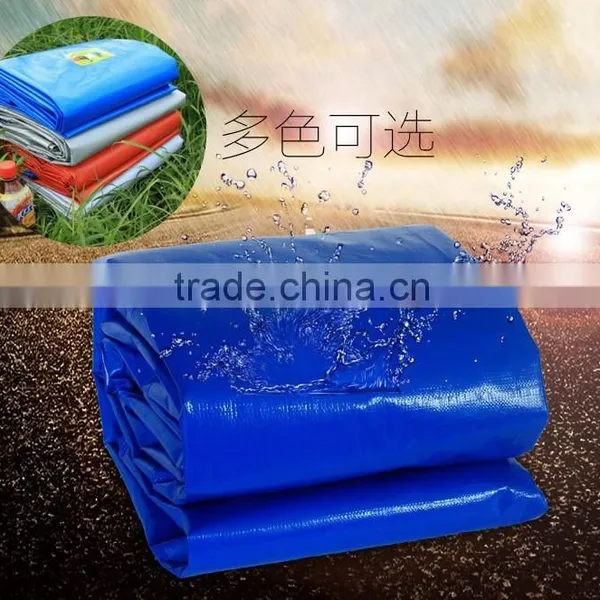 Waterproof Plastic Tarps Blue Camping Tarp for Shelter