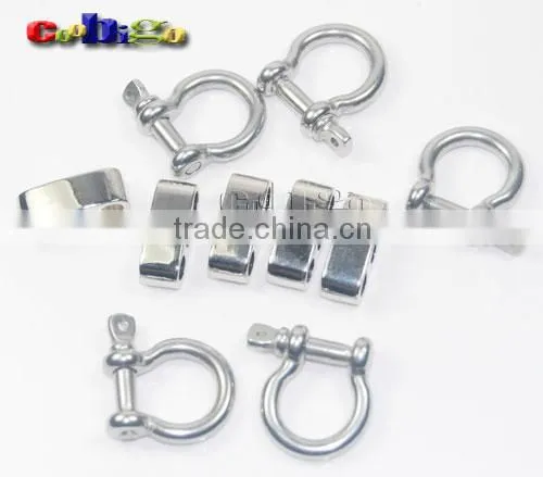 New Style Adjustable Bow Shackle Stainless Steel Buckles For Paracord Bracelet Parachute Cord photo-3