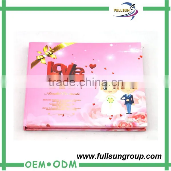 Custom wedding door gift cd box set packaging
