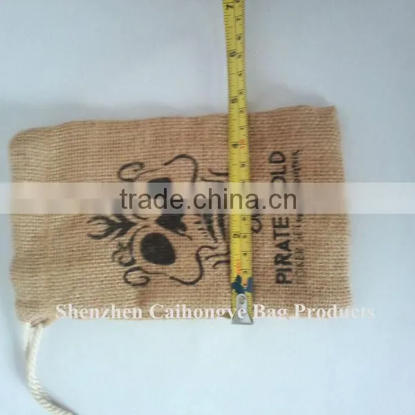 Jute Burlap Drawstring Bags photo-3
