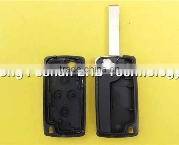 Hot Sale 4 Button Car Key Cover for Citroen C8 Flip Remote Key Fob Case Shell photo-5