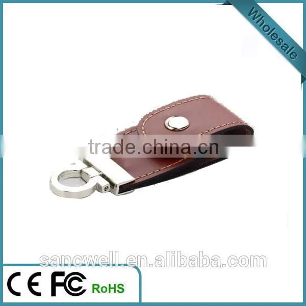 Bulk Leather USB Flash Drive for Promotion Gifts photo-2