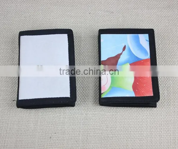 Advertising Sublimation Black Custom Logo Wallet for Kids photo-2