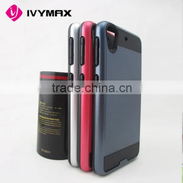 Red on Black Dual Hybrid Slim Armor Case Cover For HTC Desire 626 626s Phone Quality Choice photo-5