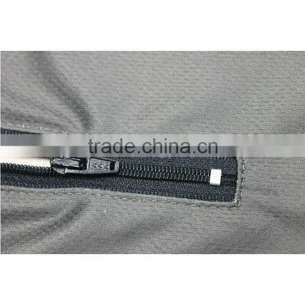 Fashion Clothing Manufactuerers Sublimated Zipper Collar Polo Shirt photo-6