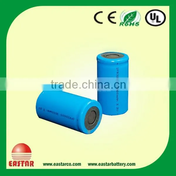 Cylindrical Lifepo4 Lifepo4 32650