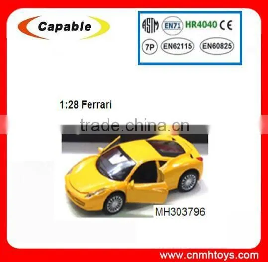 Hot Selling 1 28 Scale Die Cast Model Toy Cars Pull Back Car
