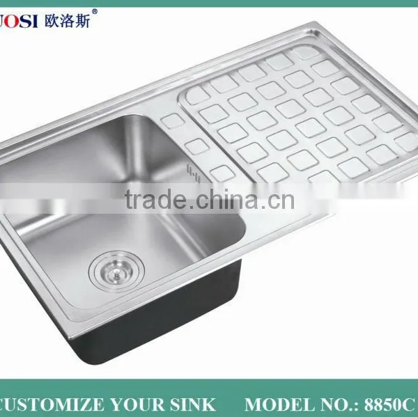 2015 Modern Style Quickly Producing Pearl Sand Finish Belfast Kitchen Sinks 8850C