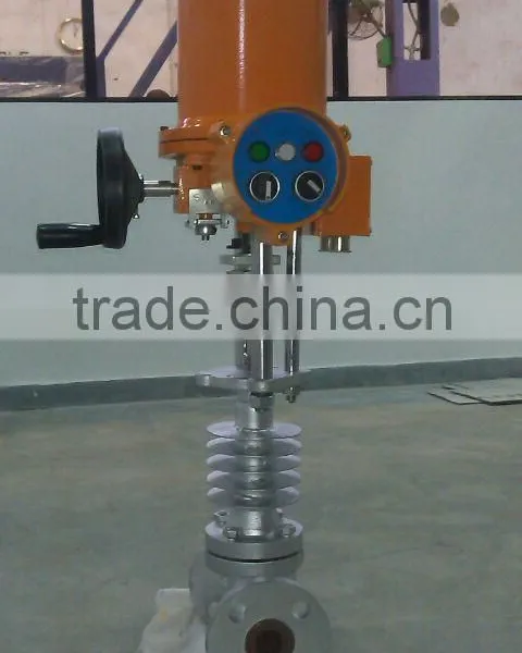 MOTORIZED LINEAR GLOBE CONTROL VALVE WITH INTEGRAL STARTER UNIT CONTROLLER photo-5