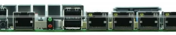 4 Gigabit Bay Trail SOC J1800 MINI ITX 4 LAN Motherboard for Firewall Router photo-2