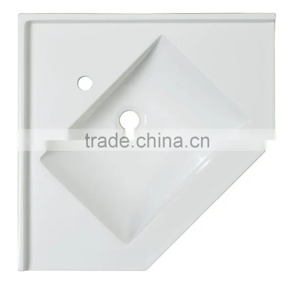 Modern Vanity Cabinet With Conner Artificial Stone Basin photo-3
