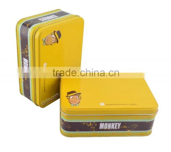 Rectangular Tin Cookies Box