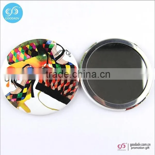 Promotion Custom One Side Tin Metal Mirror Wedding Gift Hand Mirror Quality Choice photo-4
