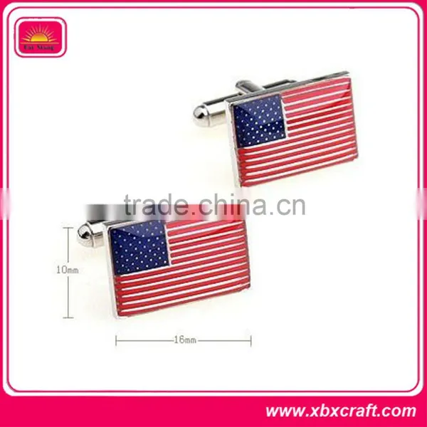 Promotional Fashion Simple Metal Square Cufflinks photo-5
