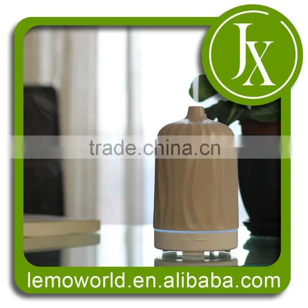 100ml Porcelain Aroma Humidifier With Colorful LED Ceramic Ultrasonic Essential Oil Diffuser Home Aroma Diffuser photo-4