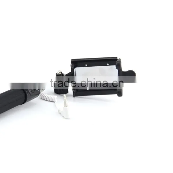 Handheld Extendable Wired Selfie Stick Monopod With Mirror For IPhone From Lontion photo-4