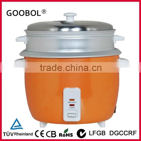 Small Drum Rice Cooker With Colorful Shell & Steamer photo-2