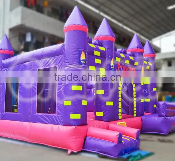 Outdoor Castle & Slide Combo Inflatable Combo Bouncy Jumping Castle With Slide for Sale photo-2