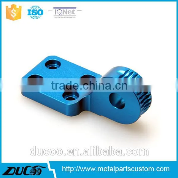 Blue Anodized Plastic Injection Moulding Machine Spare Parts