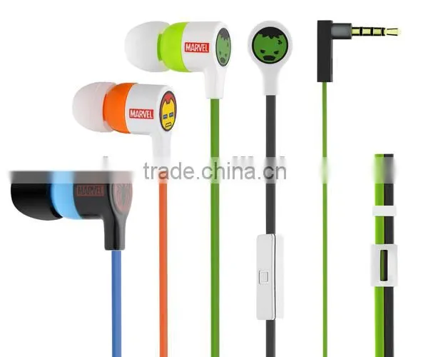 High Quality Super Bass Flat Cable Earphones With Microphone photo-5