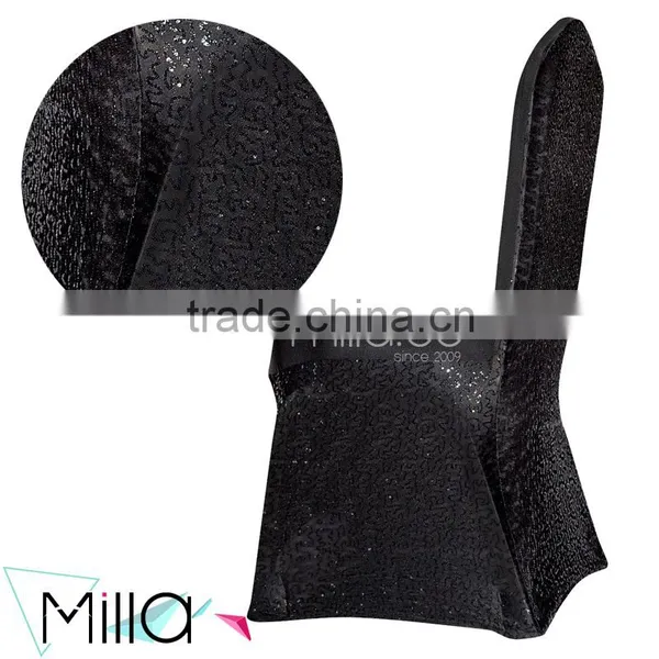 Sequined Spandex Chair Cover photo-2