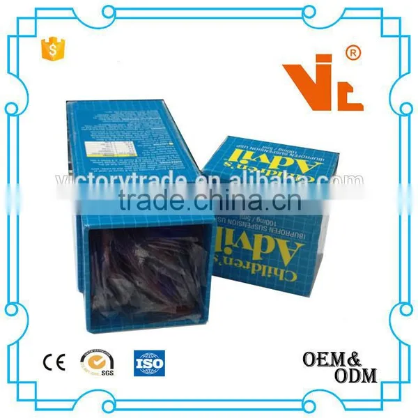 V-GF16-10 50PCS Disposable Sterile Medical Wooden Tongue Depressor With Art Carton