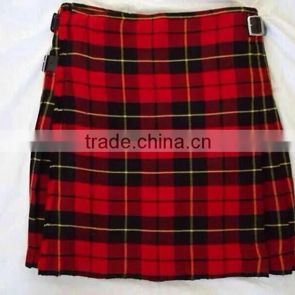 Scottish Utility Music Custom Douglas Tartan Men Modern Kilt TRI-1833 photo-5