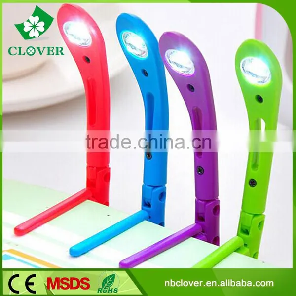High Quality 1 Led Plastic Mini Led Reading Book Light With Clip photo-5