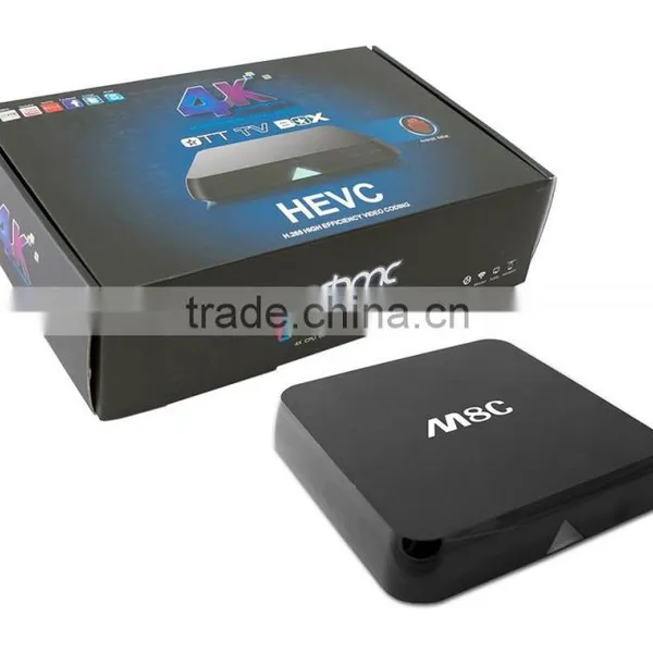 Quad Core Android TV Box M8c With Andriod 4.4 Amlogic S802 2.0Ghz 1GB 8GB Bluetooth m8 Ott tv Box photo-5