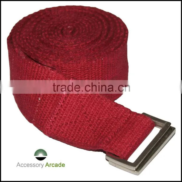 Yoga Belt, Strap, ECO Friendly 100% Cotton Made, Many Variant Color photo-4