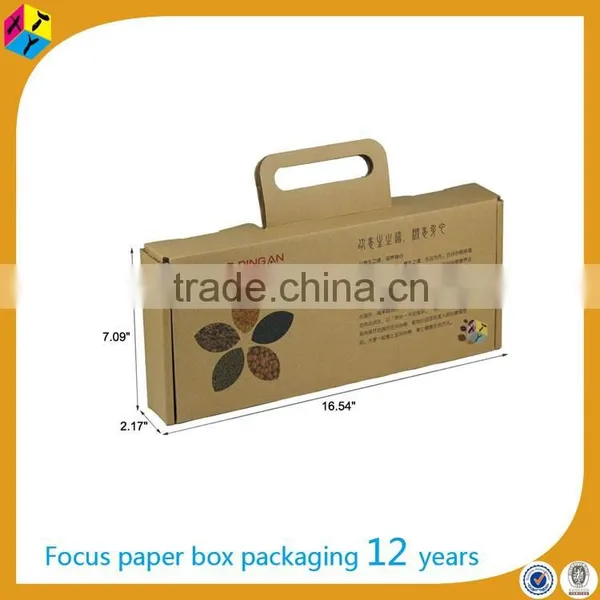 Custom Recycled Corrugated Box With Handle photo-2