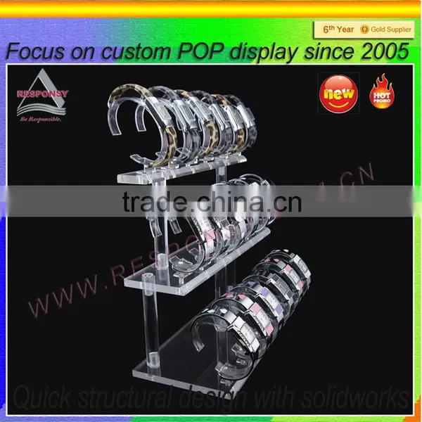 Clear Acrylic Digital Watches Men Display Holder photo-5