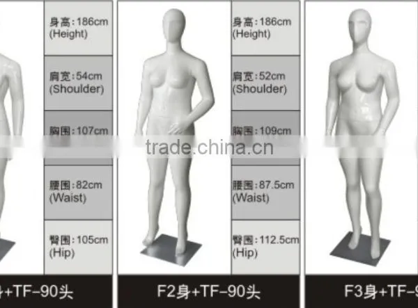 Plus Size White Glossy Sexy High Quality Mannequin Factory In China photo-5