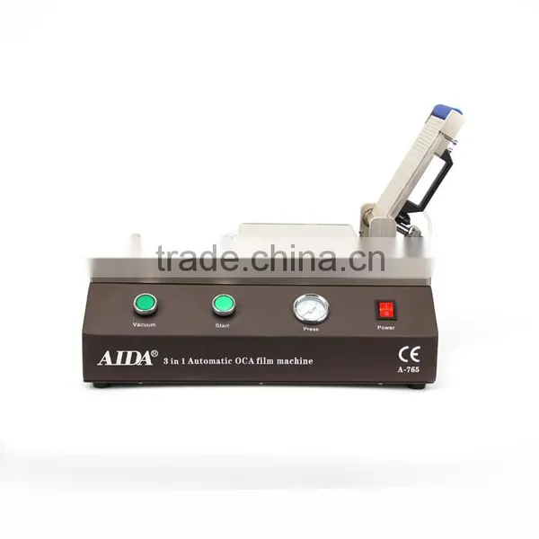 AIDA A765 Automatic Built-in Vacuum Pump LCD OCA Film Laminating Machine OCA Laminator Refurbish Machine for Iphone Samsung Lcd photo-2